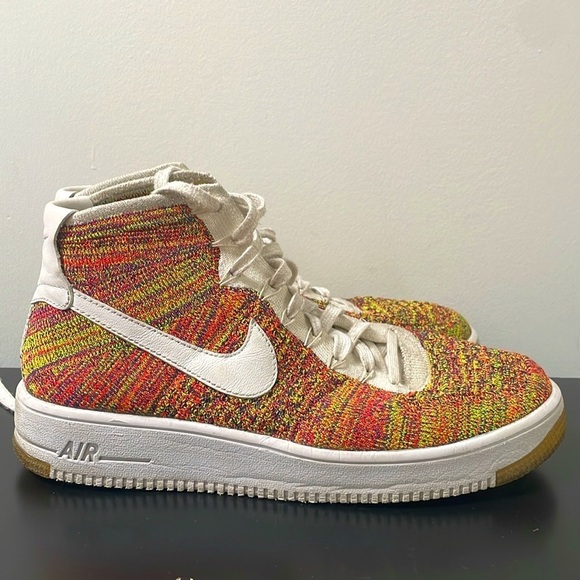 Nike Air Force 1 mid Ultra Flyknit Multi-Color size men’s 8 (41) - Picture 11 of 12